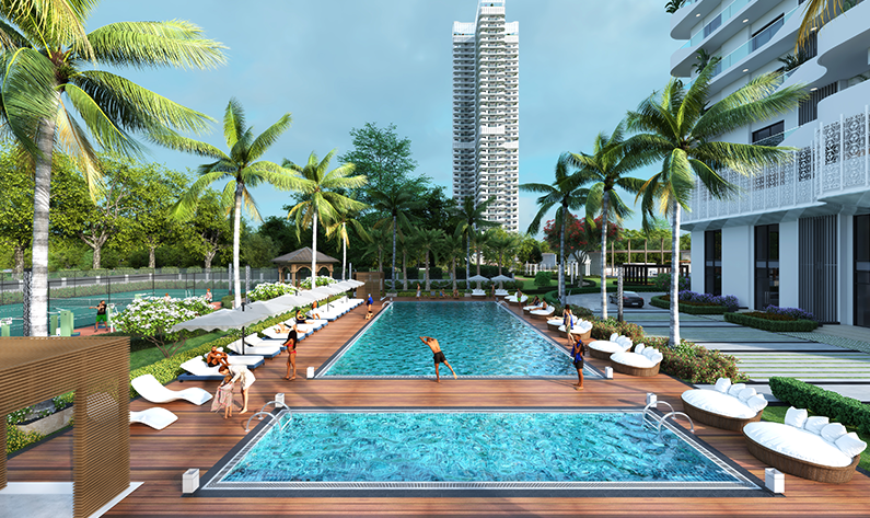 Enjoy the view of the private terrace at Luxury Independent Floors in Gurgaon - The Orchard by Central Park Enjoy the view of the private terrace at Luxury Independent Floors in Gurgaon - The Orchard by Central Park