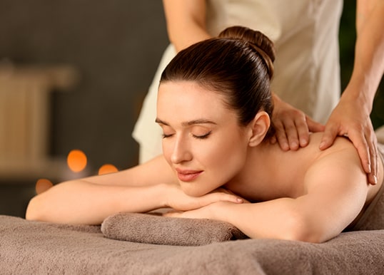 Unwind with a body massage service available at Flamingo Floors, Central Park