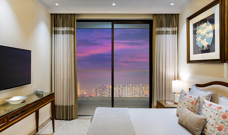 Ultra Luxury Studio Residential Apartment Bedroom - Central Park Bellavista - Gurugram Live-in-the-lap-of-luxury