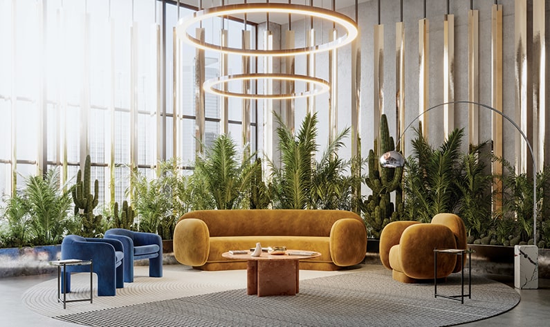 Ultra Luxury Lounge at Central Park Bellavista - Gurugram Tall-ceilings-for-high-living