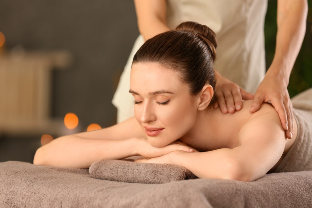 Unwind with a body massage service available at the luxury residential 4 BHK smart homes of Central Park Clover Floors